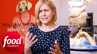 A Marie Antoinette Dog Cake Inspired By William Wegman's Work | Ridiculous Cakes