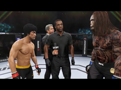 Bruce Lee vs. Cactus Jack - EA Sports UFC 2 - Dragon Fights 🔥🐲