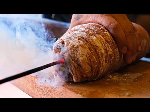 Amazing Dish Of Lamb Intestines! Banned in Europe! Most Popular Turkish Street Food Kokorech Recipe