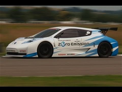 Nissan Leaf race car video review