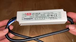 Mean Well LPF-16D-48 Stmívatelný zdroj pro LED 16W