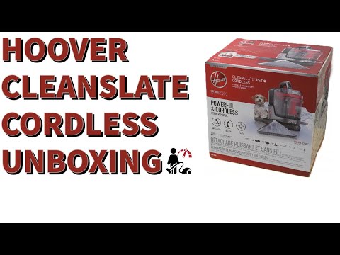 Hoover ONEPWR CleanSlate Cordless Spot BH1400V UNBOXING