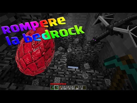 HOW TO BREAK BEDROCK IN 1.12