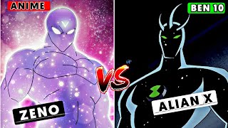 Alian X VS Zeno , Who Will Win | Anime Universe VS Ben 10 Universe | Alian X Vs Anime | In Hindi
