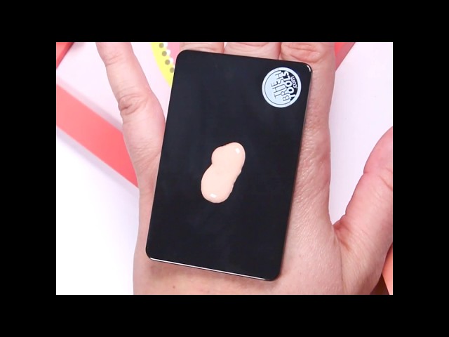 Vídeo relacionado con Paleta de maquillaje, paleta de mezcla de maquillaje de acero inoxidable, herramientas de mezcla de maquillaje profesional para arte de uñas, herramienta de maquillaje para mezclar base de uñas