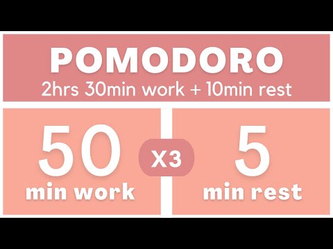 Pomodoro Technique 50/5 - Pomodoro Timer