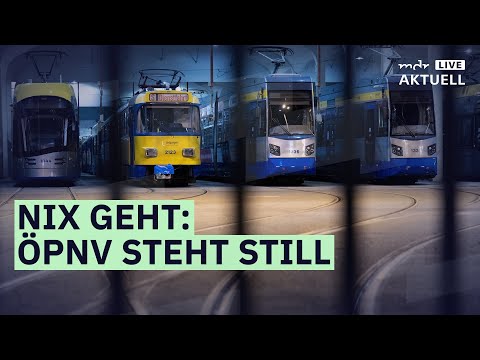 Live: Streik bei Bus und Bahn – das sind die Folgen | MDR AKTUELL live