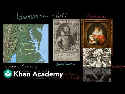 Jamestown - John Smith and Pocahontas