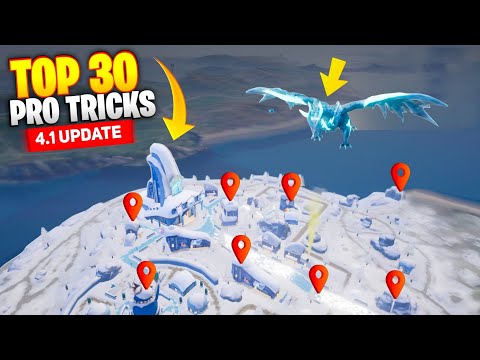 🔥Top 30 Secret Tricks in 4.1 Update In the New FROSTY FUNLAND Mode - How to Survive In Penguin City
