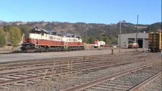 preview picture of video 'St Maries River Railroad Wworkign the St Maries Yard'