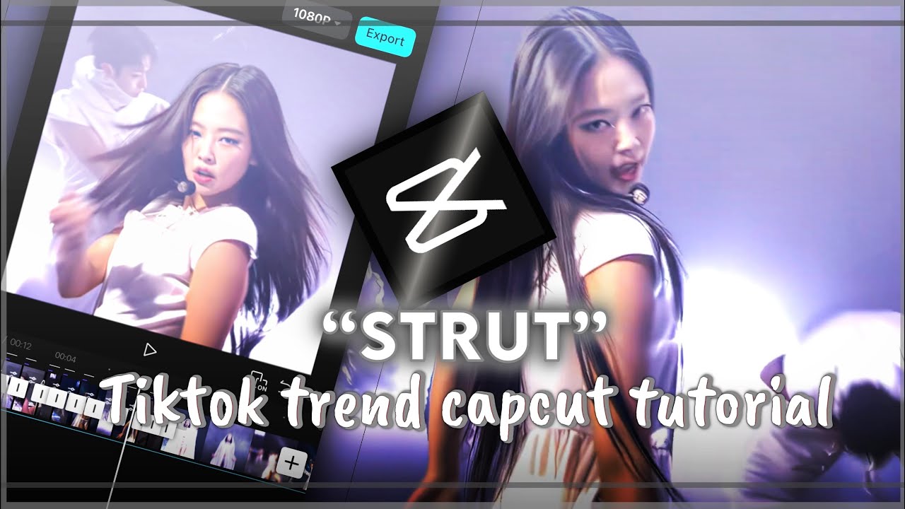 “Strut” new tiktok trend capcut tutorial 