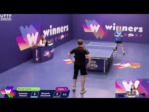 WINners CUP table 1  12.11  Gubenko Maksim - Skripnik Aleksandr  19:30