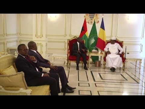 Tchad, Le président José Mario VAZ en visite de travail au Tchad