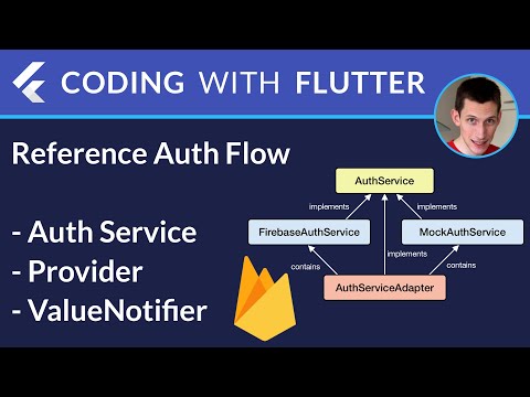 Flutter Firebase Authentication Service with Provider ValueNotifier