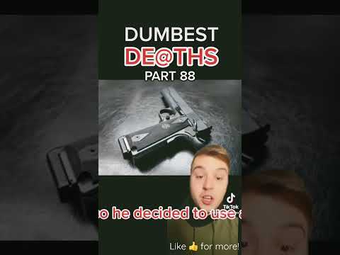 DUMBEST DEATHS - NOT SO RUSSIAN ROULETTE!! #shorts #viral #facts #new #viralshorts #stupid