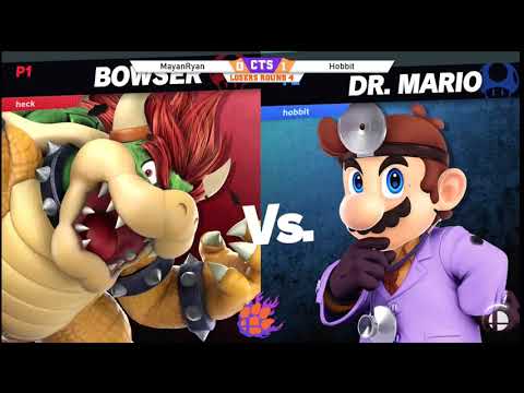 Clocktower Smash 54 - Losers Eighths - MayanRyan (Bowser) vs. Hobbit (Ridley, Dr. Mario) - SSBU