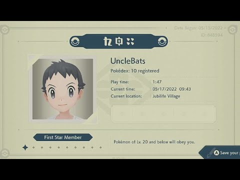 Uncle Bats plays Pokemon Legends Arceus #2