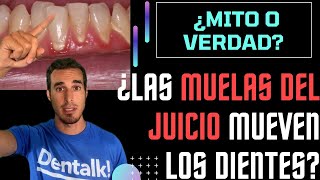 ¿Se mueven los DIENTES por las MUELAS DEL JUICIO -APIÑAMIENTO dental - ¿MITO O REALIDAD #shorts