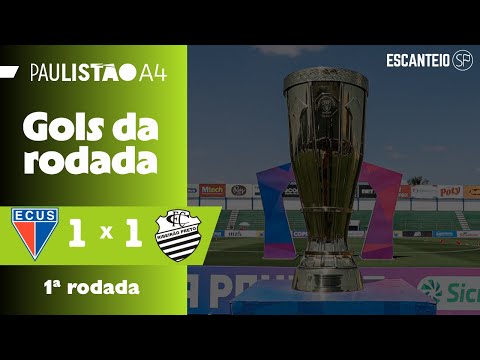 All square in Suzano | ECUS 1 x 1 Comercial | Goals from the 2026 Paulista Championship Series A4