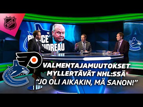 Valmentajamuutokset myllertävät NHL:ssä | Vancouver ja Philadelphia hakevat uutta lähtöä