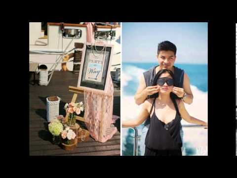 Glen melamar Chelsea di kapal saat berlayar....Romantis banget!!!!