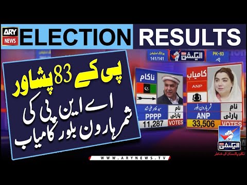 PK 83 Peshawar: Shimar Haroon Bilor of ANP Win | Elections Result | Elections 2024