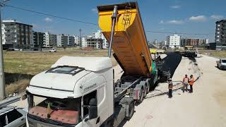 SİVEREK ÇEVRE YOLU’NDA 2  ETAP SICAK ASFALT ÇALIŞMASI BAŞLADI