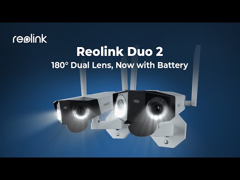 Панорамна 180°  4G камера Reolink Duo 2 LTE с възможност за солар