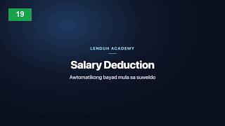 19 Salary Deduction