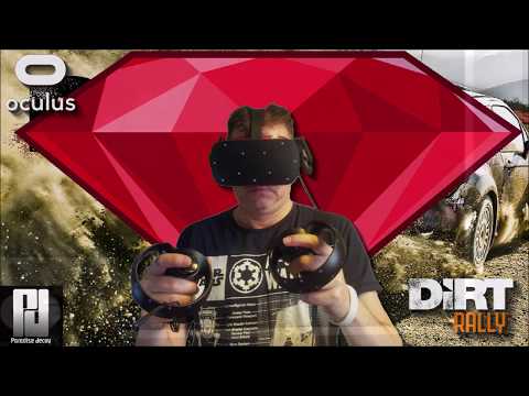Driving a MINI in DIRT RALLY VR // 💎 VR GEMS #3 // Oculus Rift + Xbox Controller