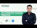 PDF Download Tracking using using GTM (Google Tag Manager)