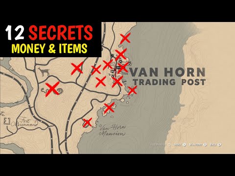 12 Secrets & Things You Should Do In Van Horn Trading Post - Red Dead Redemption 2