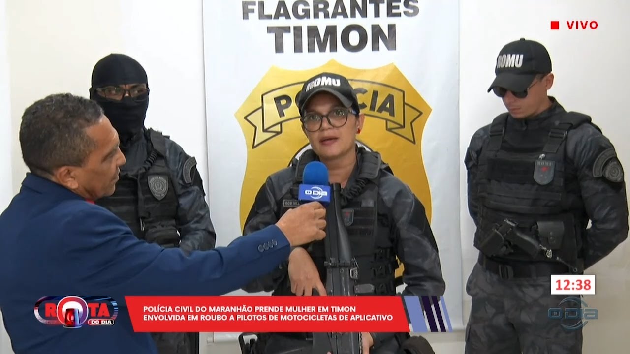 Polícia do Maranhão prende mulher que roubava pilotos de motos de aplicativo 27 09 2024