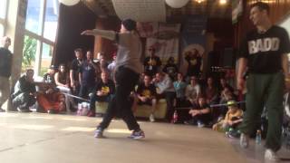 Ricsi & Zoli vs. B-girl Dora & Schally @ Óvár Battle 2014 video
