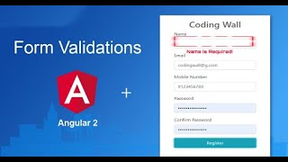 Angular form validation  - Template Driven Forms with Error Message.