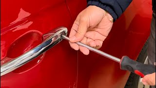 Unlocking a Car with a Mastercard? Quick and Easy Unlock! #CarUnlock #MastercardHack #CarTricks