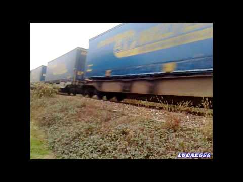 TEC "LKW WALTER" Zug in DTS di E 652 ed E 655.277 in trazione posteriore, in transito a Borgomanero