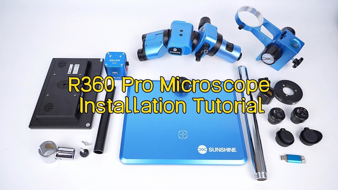 SUNSHINE R360 Pro Microscope Installation Tutorial