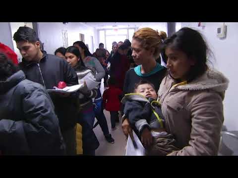 Thousands of parents and children cross the U.S.-Mexico border monthly, an increasing wave of migration that is vastly straining government resources ill-equipped to manage the crush of families. (Jan. 23)