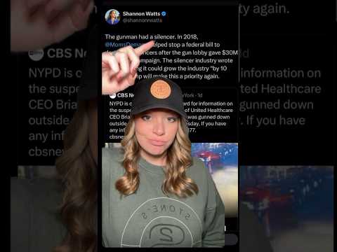 Founder of Gun Control Group Blames Silencers?!? #2ndamendment #shortsvideo #shortsfeed #shorts Thumbnail