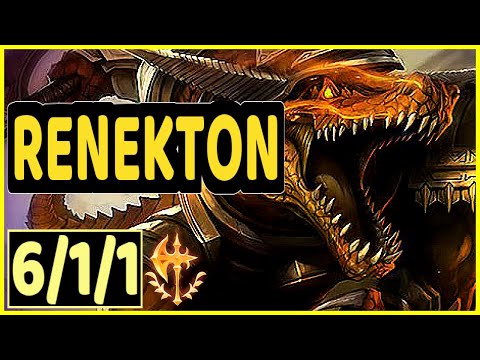 CAPS (RENEKTON) vs IRELIA - 6/1/1 KDA MID GAMEPLAY - EUW Ranked GRANDMASTER