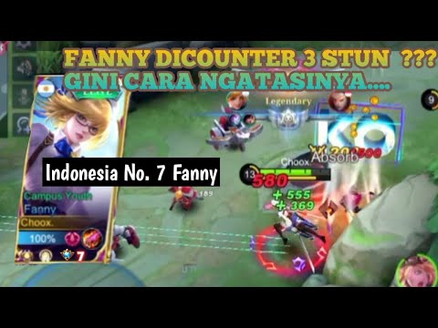 GAME PLAY FANNY VS 4 COUNTER - BEST BUILD TOP GLOBAL FANNY