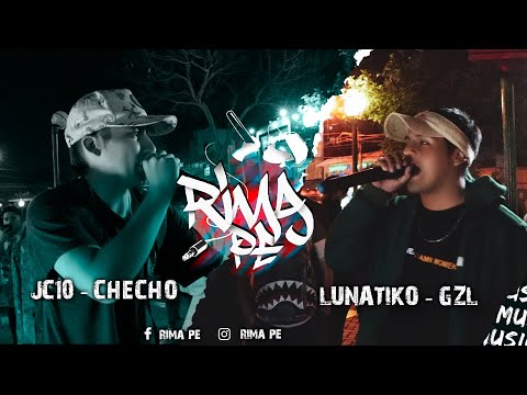 LUNATIKO & GZL vs JC10 & CHECHO - RIMA PE [Batallas de Gallos]