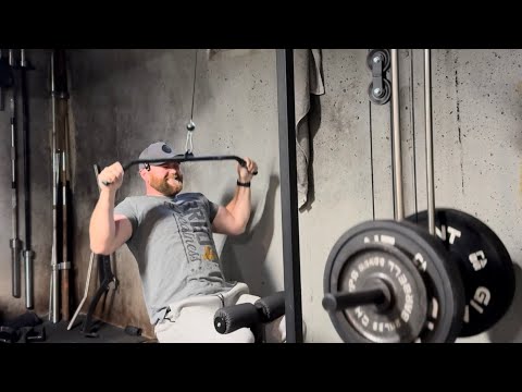 ‘25 Spring Cut: Day 7 (Back, light biceps)(superset 9 holes of golf)