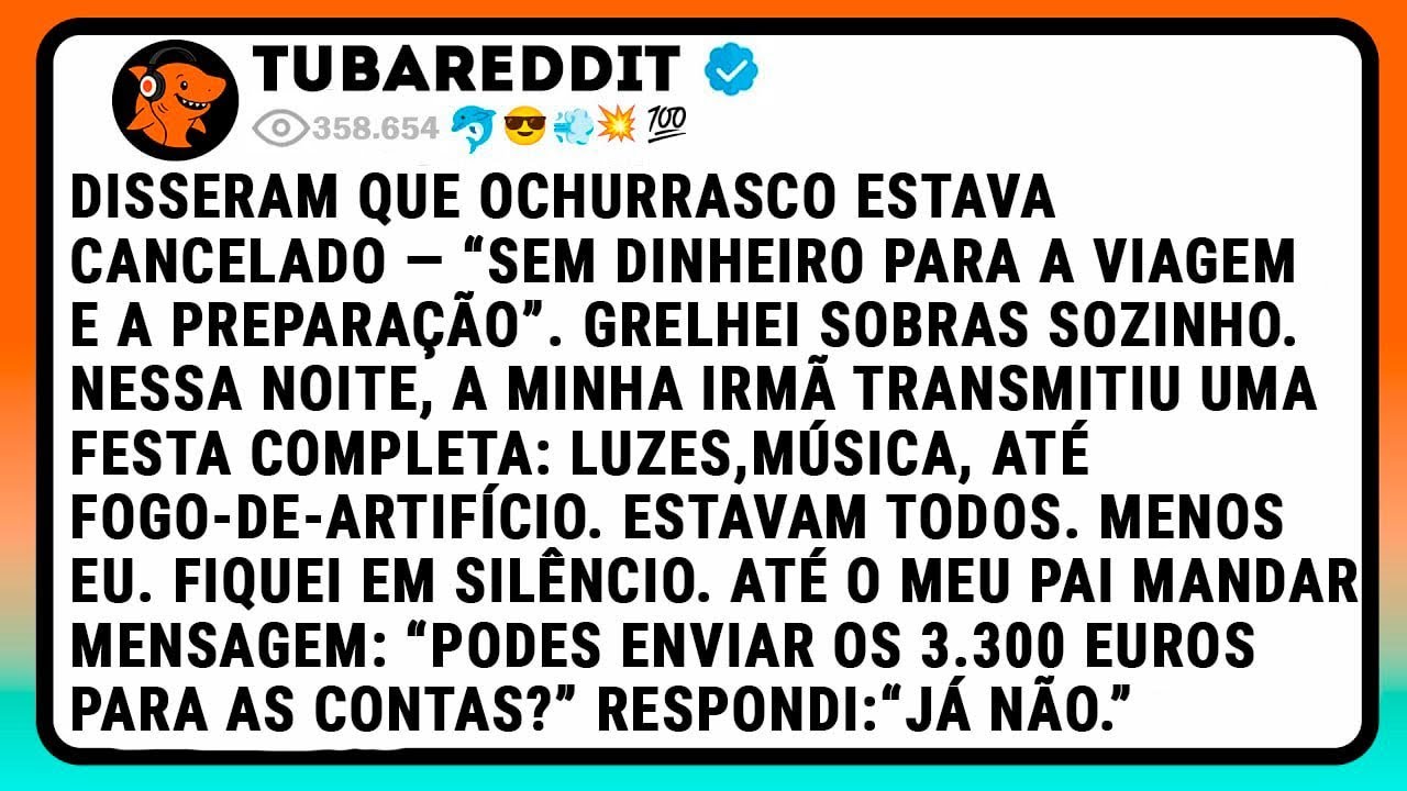 Disseram Que OChurrasco Estava Cancelado —“Sem Dinheiro Para A Viagem E A Preparação” Grelhei Sobras
