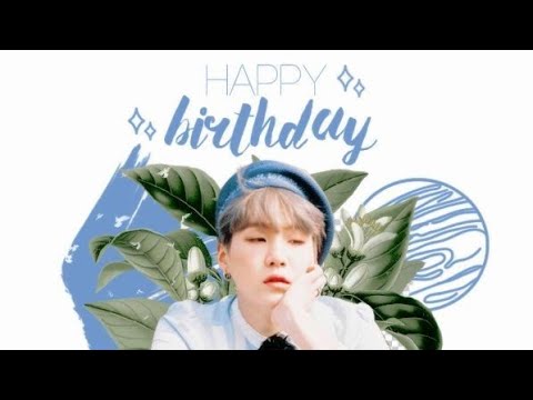 Yoongi Birthday