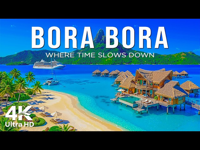 Bora Bora Paradise 4K Drone Footage | Discover Paradise Beaches, Overwater Villas, Turquoise Lagoons SDDEFAULT Thumbnail