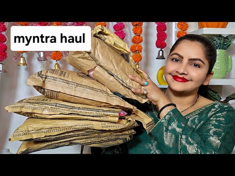 Myntra shopping haul | myntra haul | unboxing | RARA #rara #fashion #myntrabeauty #minivlog #style 