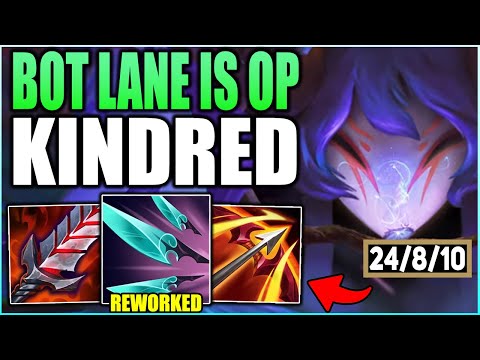 The Season 13 Kindred Buffs Made Navori Kindred Bot BROKEN! (Kindred Bot Lane) - League Of Legends
