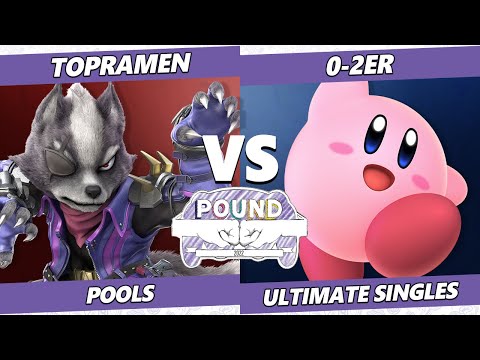 Pound 2022  - TopRamen (Wolf, Steve) Vs. 0-2er (Villager, Kirby) SSBU Smash Ultimate Tournament